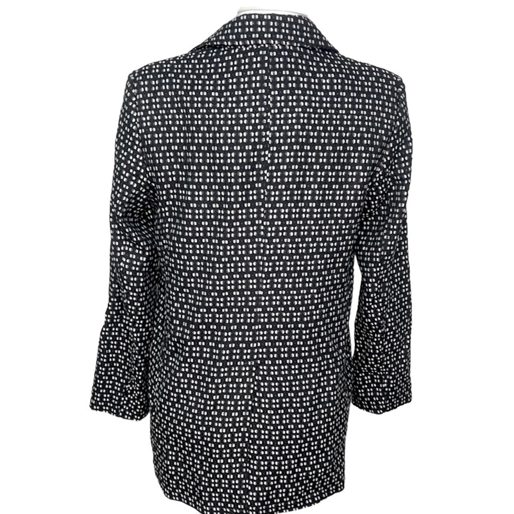 Anthropologie Printed Jacket Black White - Picture 5 of 9